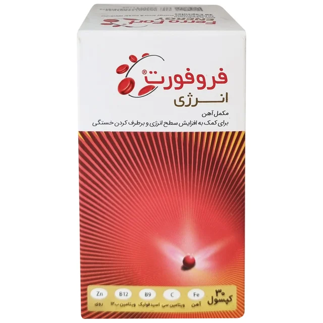 کپسول فروفورت انرژی عبیدی بسته 30 عددی 101721399
